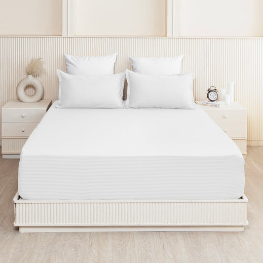 Waterproof Mattress Protector - Dustproof & Allergen Guard Fitted Bedsheet