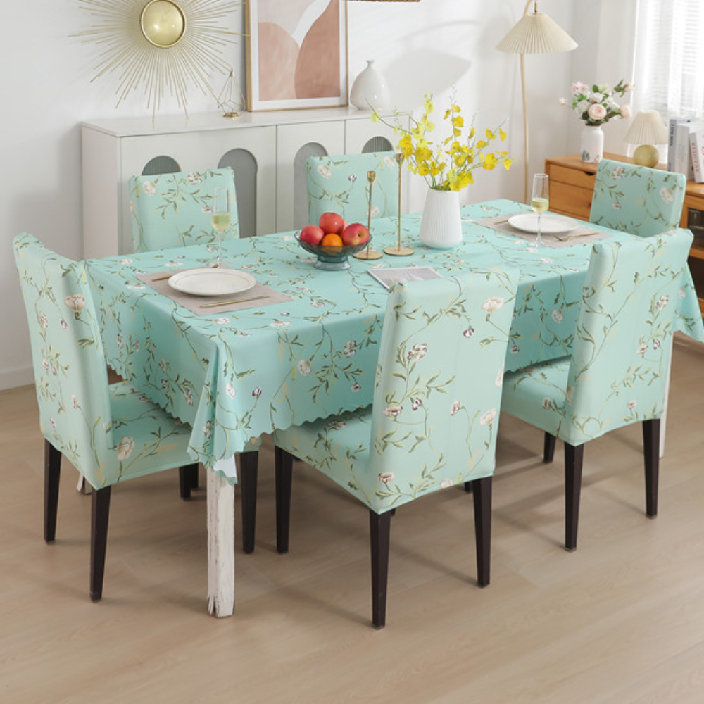 Pastol Green Forest Covers – Dustproof, Stain-Free, Water Resistant & Washablee Fabric