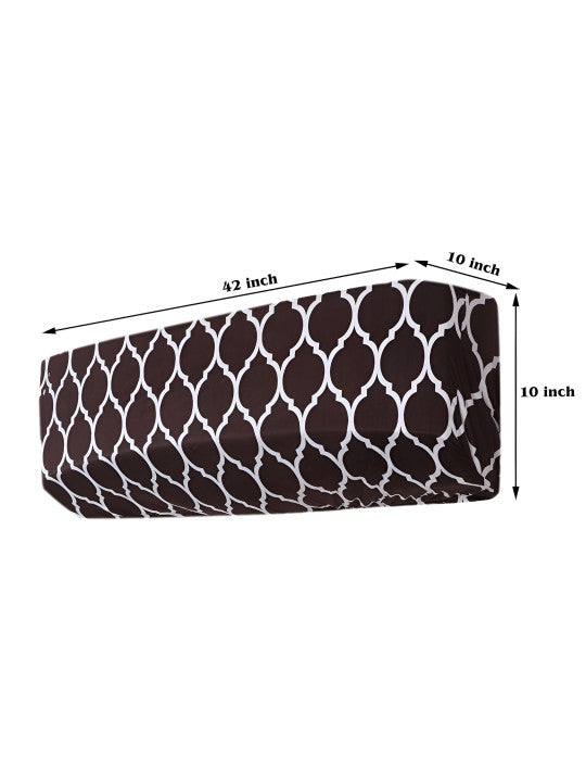 Blue Checks - Dustproof & Machine Washable AC Cover