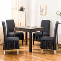 Bubble Grey Dining Chair Cover - Micro Fibre Collection