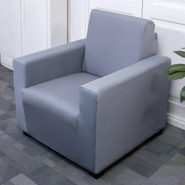 Grey Solid - Luxury Quality Strechable & Dust-proof Sofa Cover