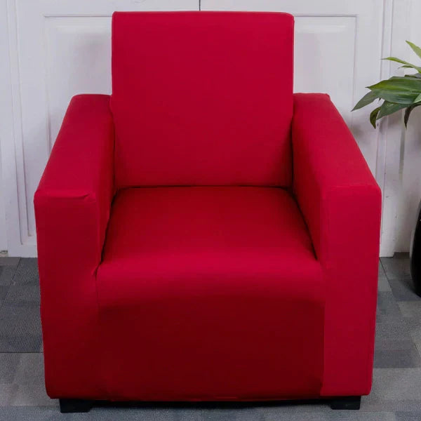 Maroon Solid - Luxury Quality Strechable & Dust-proof Sofa Cover