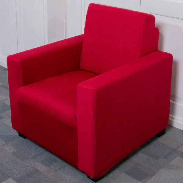 Maroon Solid - Luxury Quality Strechable & Dust-proof Sofa Cover