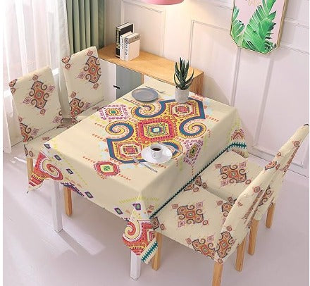 Cream Rangoli – Dustproof, Stain-Free, Water Resistant & Washable