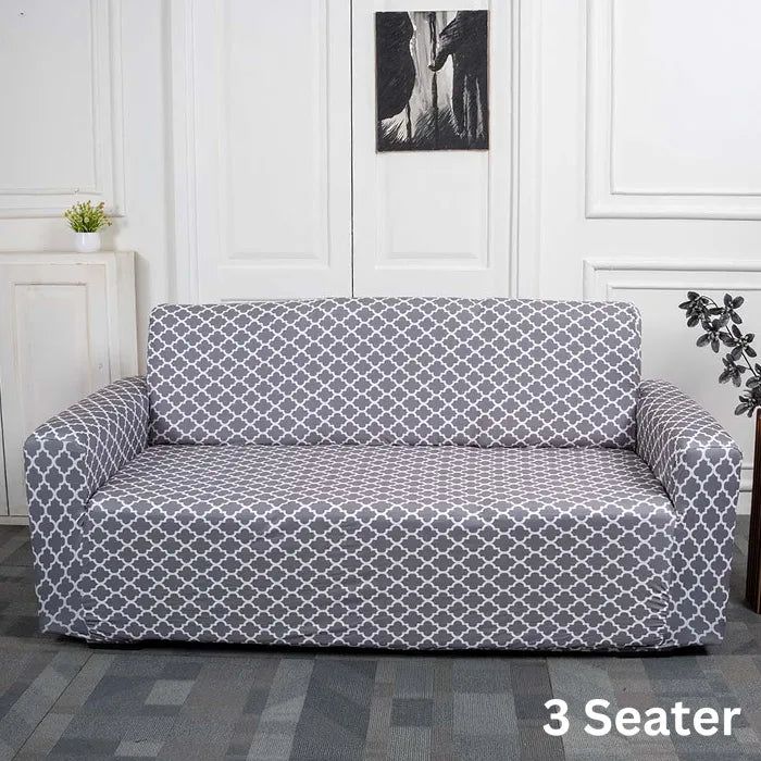 Grey Diamond - Luxury Quality Strechable & Dust-proof Sofa Cover