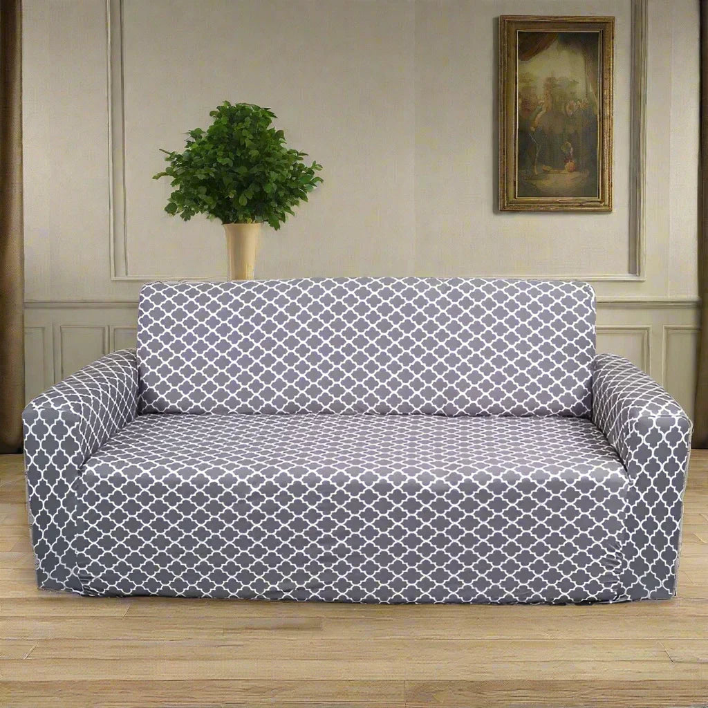Grey Diamond - Luxury Quality Strechable & Dust-proof Sofa Cover