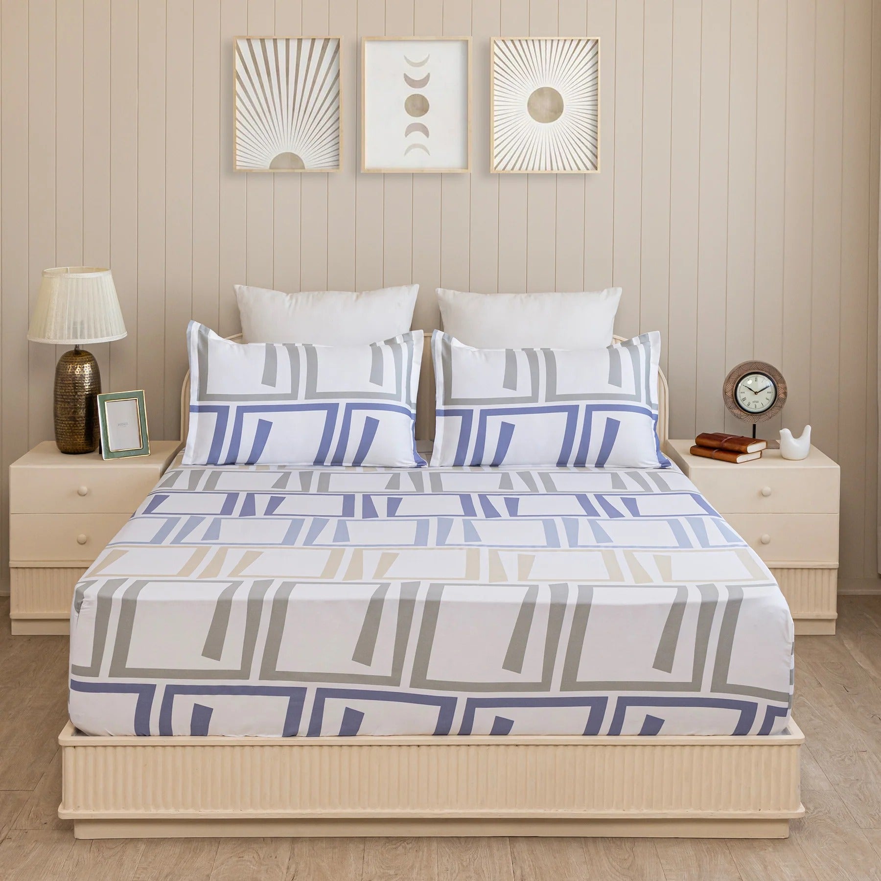 Waterproof Mattress Protector - Dustproof & Allergen Guard Fitted Bedsheet