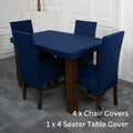Navy Blue Solid Covers – Dustproof, Stain-Free, Water Resistant & Washable
