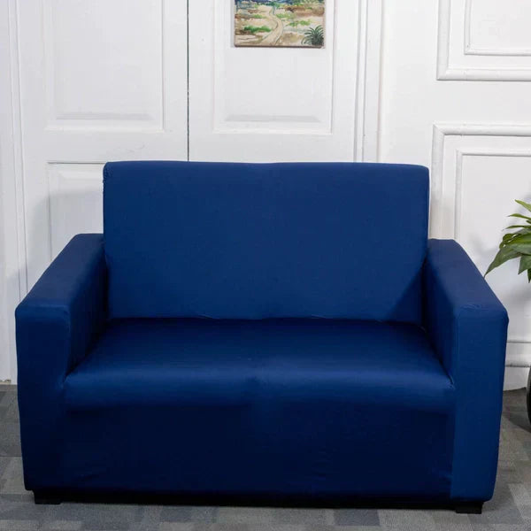 Navy Blue Solid - Luxury Quality Strechable & Dust-proof Sofa Cover