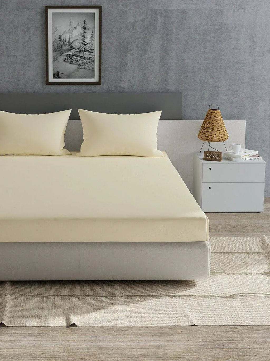 Waterproof Mattress Protector - Dustproof & Allergen Guard Fitted Bedsheet